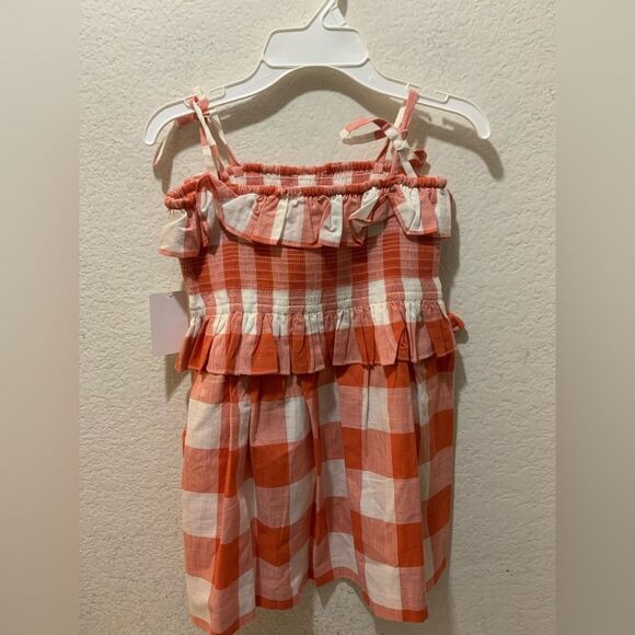 SOPHIE & LUCAS Sophie & Lucas red white  Gingham Dress - 5 - Picture 1 of 4